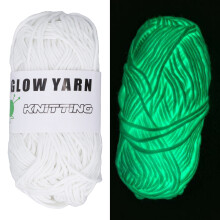 (Color 1) 164ft Leuchtendes Dickes Garn DIY