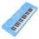 (Blue) 37-Tasten Kinder-Keyboard Klavier blau 4