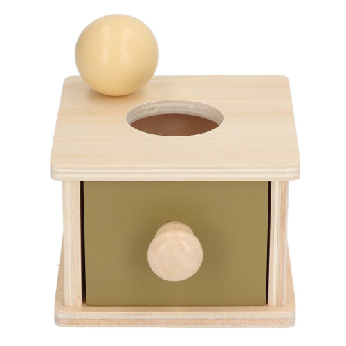 (Pitching Box) Children Educational Toy Wooden Pitching Simulation Model 1