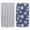 2Pcs Cotton Baby Crib Fitted Sheets with Print 4