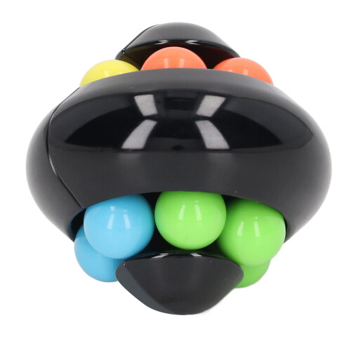 (Black) Black Rotating Ball Stress Relief Puzzle 2