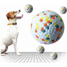 Dog Ball, Rubber Dog Ball, Indestructible Dog Ball, Hard Rubber Chew Toy, Clean Teeth, Play, Train