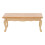 Dollhouse Coffee Table 1:12 Birch Wood Rectangular 1
