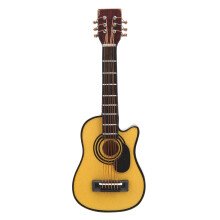 (Ballad) 1:12 Miniatur-Gitarre, Birke, lackiert, realistisch, Dekor