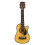 (Ballad) 1:12 Painted Birch Miniature Guitar Decor 1