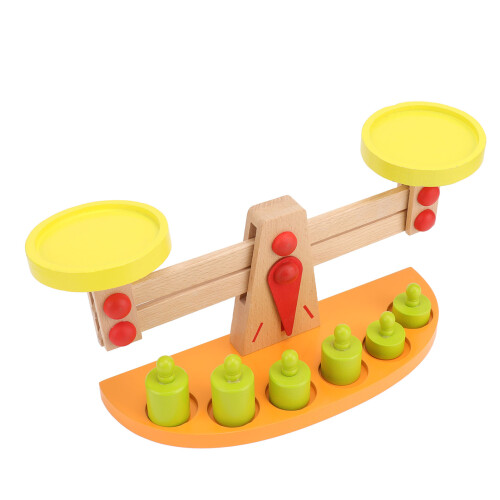 Toddler Wooden Balance Math Counting Toy