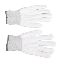 (M) 2pcs LED Glowing Gloves Cloth Skeleton for Dance Halloween Children M