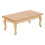 Dollhouse Coffee Table 1:12 Birch Wood Rectangular 3