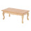 Dollhouse Coffee Table 1:12 Birch Wood Rectangular 2