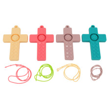 4Pcs Silicone Baby Teether Toy Teething Relief Molar Chew Toys