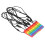Baby Teething Toys BPA Free Rainbow Silicone Teether 2