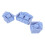 (Blue) 3Pcs Dollhouse Sofa Set Pine Cloth Light Color Red 5