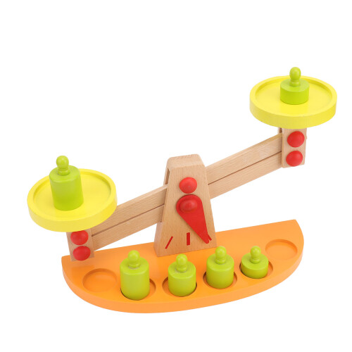 Toddler Wooden Balance Math Counting Toy 1