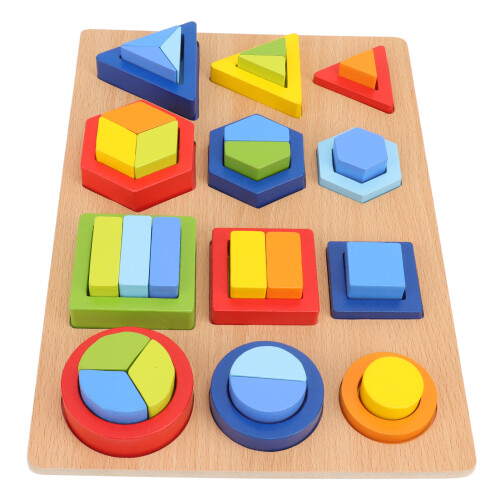 Wooden Geometrical Shape Sorting Puzzle 1
