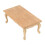 Dollhouse Coffee Table 1:12 Birch Wood Rectangular 5