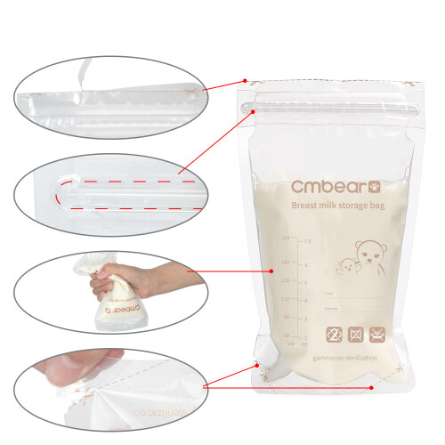 Buste Latte Materno Cmbear 220ml 30pz 1