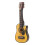 (Ballad) 1:12 Painted Birch Miniature Guitar Decor 2