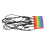 Baby Teething Toys BPA Free Rainbow Silicone Teether 3