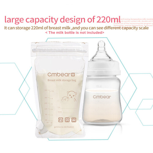 Buste Latte Materno Cmbear 220ml 30pz 2