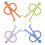 4Pcs baby teether silicone sticks with soft grip 2