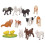 12x Simulation Bauernhof-Tiere Pferd Schaf Schwein 5