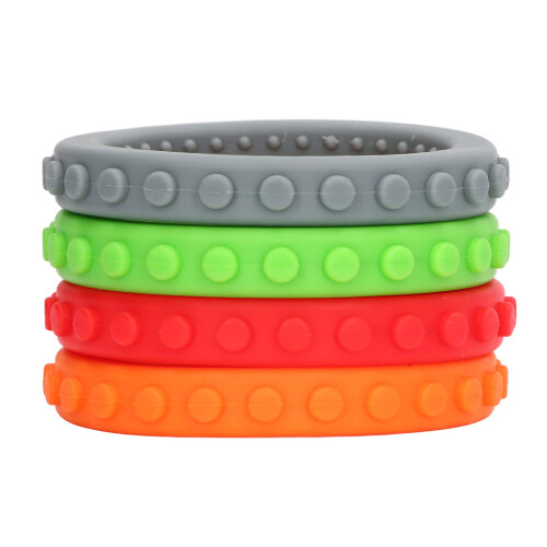 4pcs Refrigerable Silicone Teething Bracelet 1