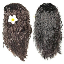 Moana Wigs Kids Girls Synthetic Curly Princess Hair Wig Cosplay Dress Up Prop-2025-ss