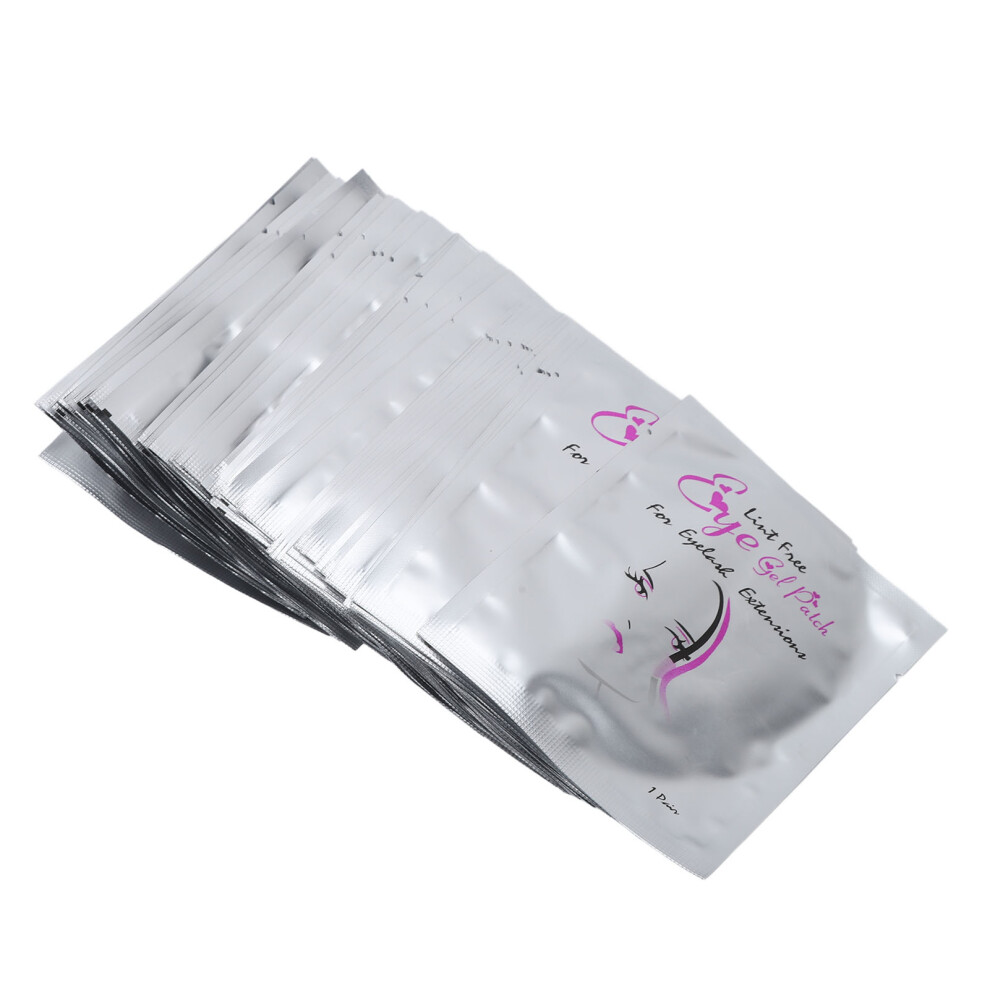 50pcs Gel Lash Eye Pads Under Eye Hydrogel Lint-Free for Extensions