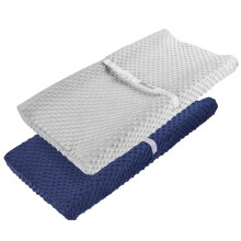 2Pcs Waterproof Baby Changing Pad Covers Detachable Washable