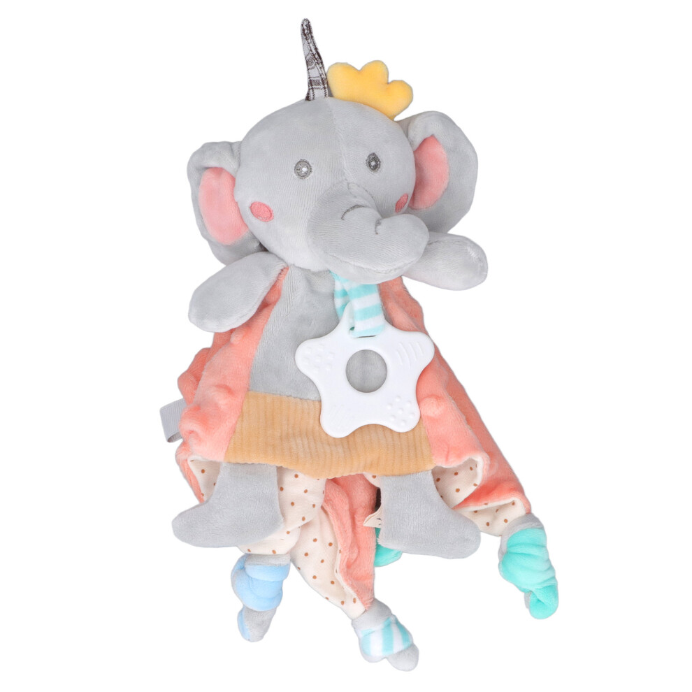 Odorless Baby Snuggle Teething Blanket Soft Elephant