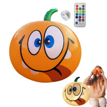 Halloween Aufblasbare Kürbislaterne LED 16 Zoll Deko Outdoor