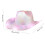Light Up Cowgirl Hat Costume Accessory 5