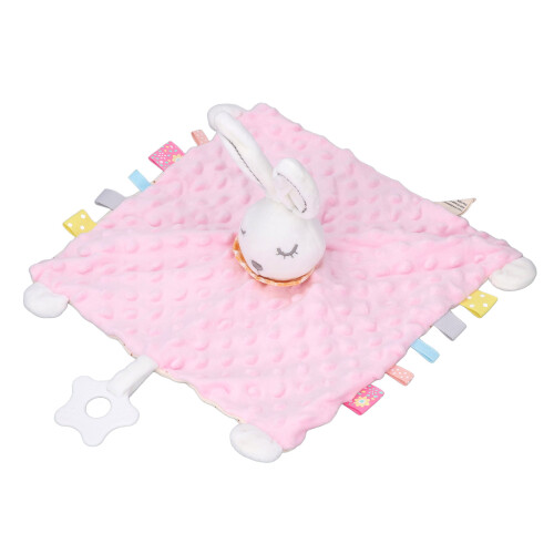 Cute Soft Baby Teething Plush Blanket 2