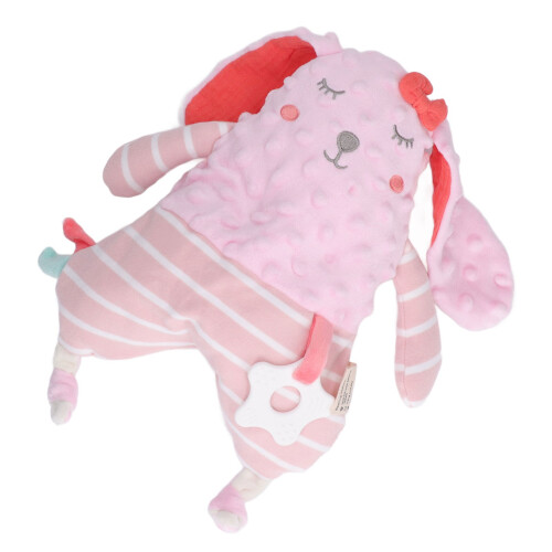 Baby-Sicherheitsdecke Rosa Hase, Beruhigendes Plüsch 1