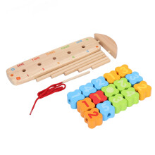 Holz-Zahlenpuzzle Montessori Sortierblöcke Stapeln