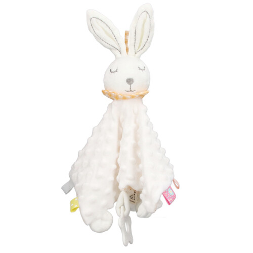 Baby Bunny Chewable Security Blanket Sensory Toy 1