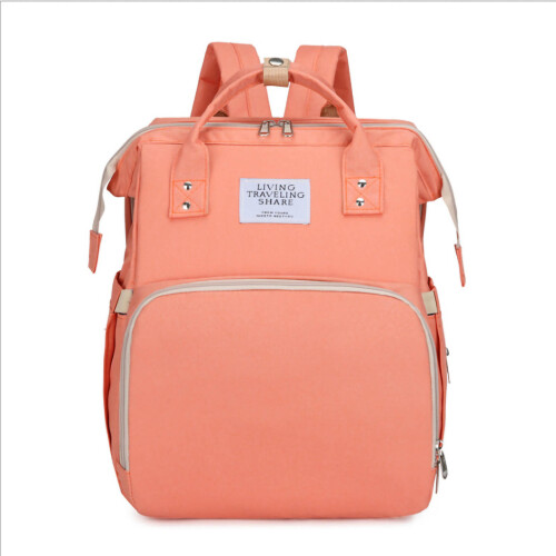 (Pink) Borsa Pannolini Rosa Grande Portatile