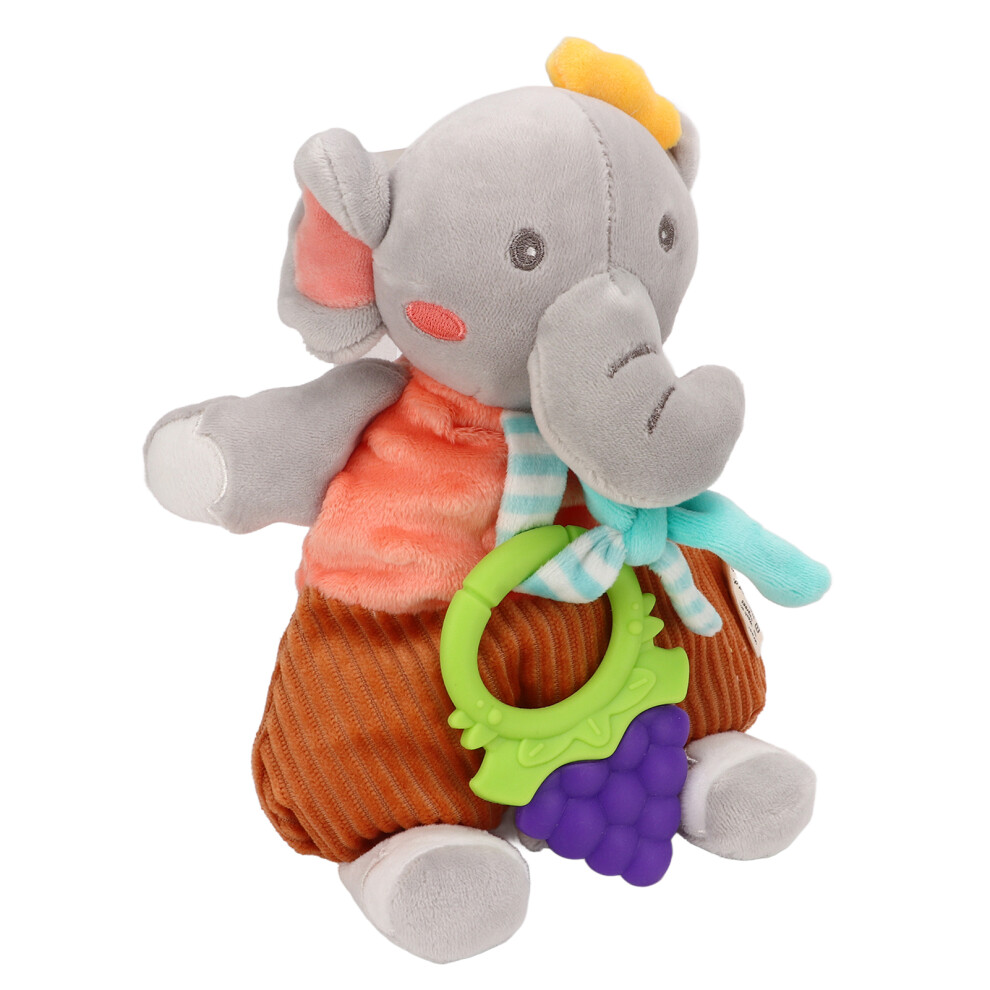 Baby Teether Doll Soft Elephant Soothing Teether