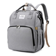 (Grey) Babywindeltasche Groß Tragbar Faltbar Pink