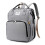 (Grey) Borsa Pannolini Rosa Grande Portatile 1