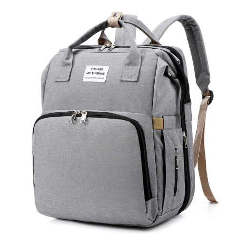 (Grey) Borsa Pannolini Rosa Grande Portatile