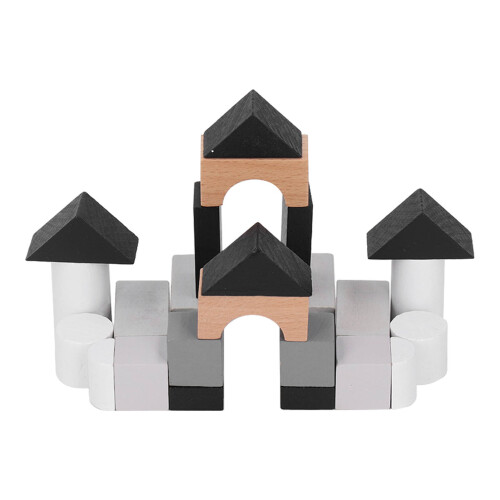 Holzbausteine-Set zum Stapeln