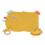 Fabric Cuddle Blanket Cotton Tiger Shape Teether Chewable 5