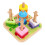 Wooden Peg Puzzle Color Sorting Stacking Toy 3