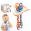 Baby Sensory Toys Spaceship Silicone Pull Activity Gift 1