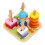 Wooden Peg Puzzle Color Sorting Stacking Toy 2