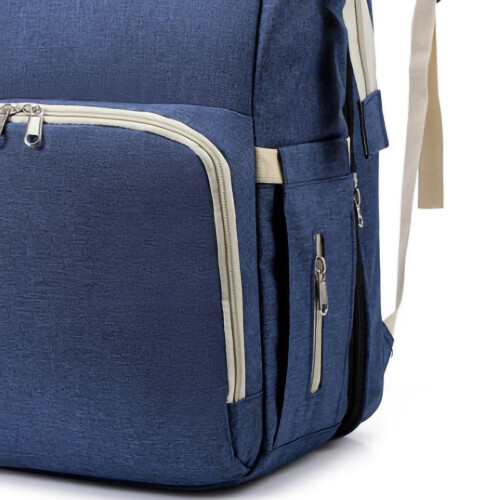 (Dark Blue) Borsa Pannolini Rosa Grande Portatile 2