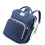 (Dark Blue) Borsa Pannolini Rosa Grande Portatile 4