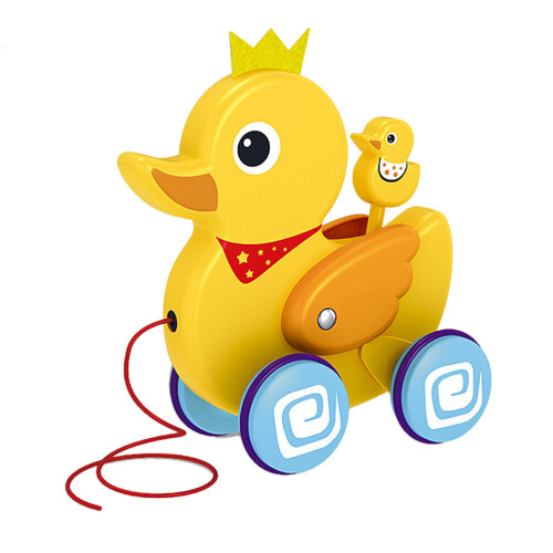 Cute Cartoon Plastic Pull-Along Walking Toy