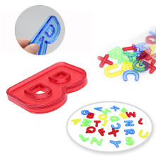 5cm Transparent Letters 26 Pcs Early Education